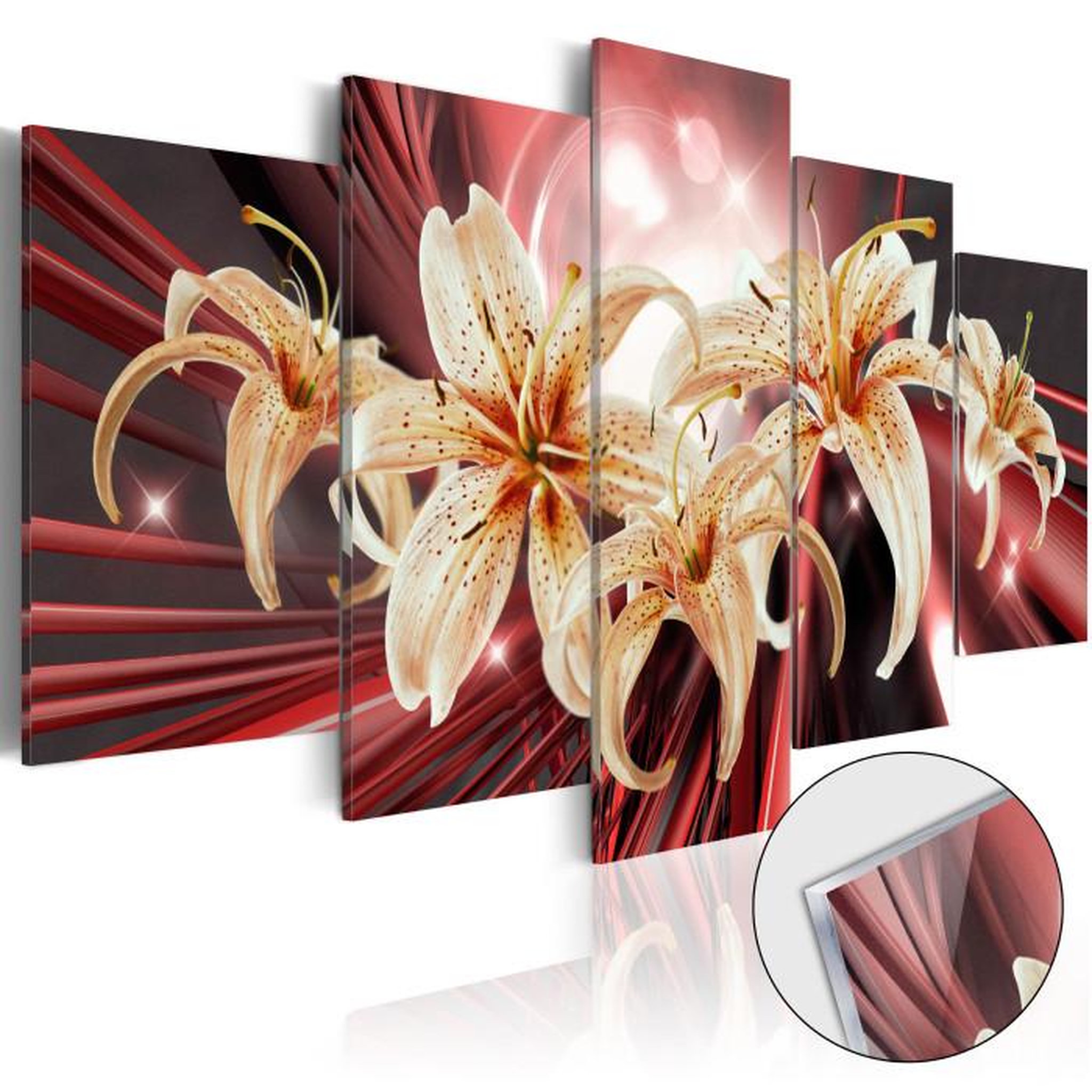 Paris Prix Tableau sur Verre Acrylique  The Magic of Passion. Coloris disponibles : Multicolore