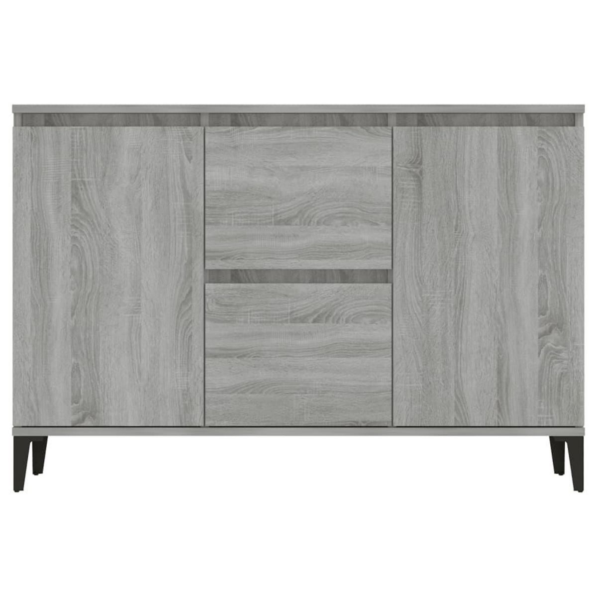 VIDAXL Buffet Sonoma gris 104x35x70 cm Bois d'ingenierie