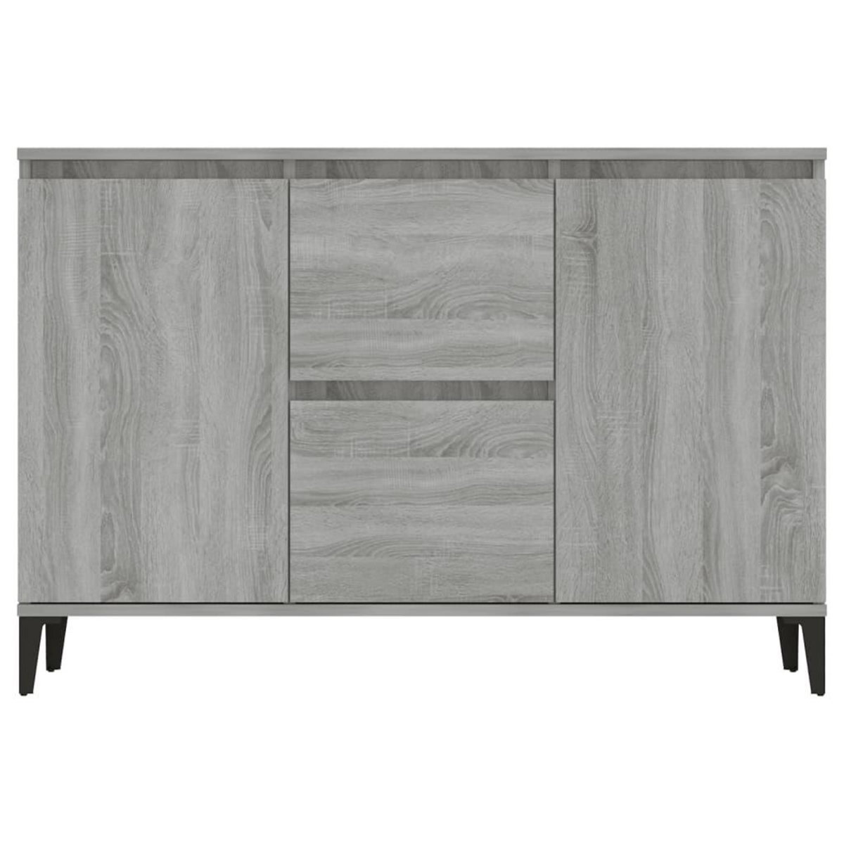 VIDAXL Buffet Sonoma gris 104x35x70 cm Bois d'ingenierie