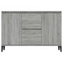 Voir la diapositive 3 : VIDAXL Buffet Sonoma gris 104x35x70 cm Bois d'ingenierie