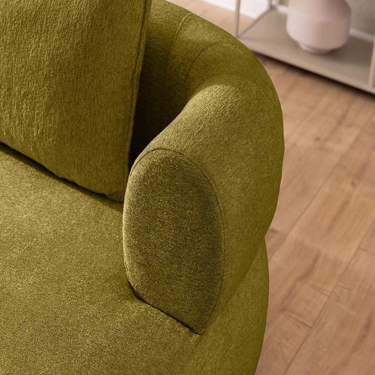 LISA DESIGN Angela - canapé d'angle droit 4 places en velours texturé