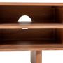 Voir la diapositive 5 : ATMOSPHERA Meuble TV 2 Portes en Bois  Nanda  147cm Marron Tabac