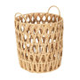 Voir la diapositive 3 : Paris Prix Lot de 3 Paniers de Rangement  Ajouré  40cm Naturel