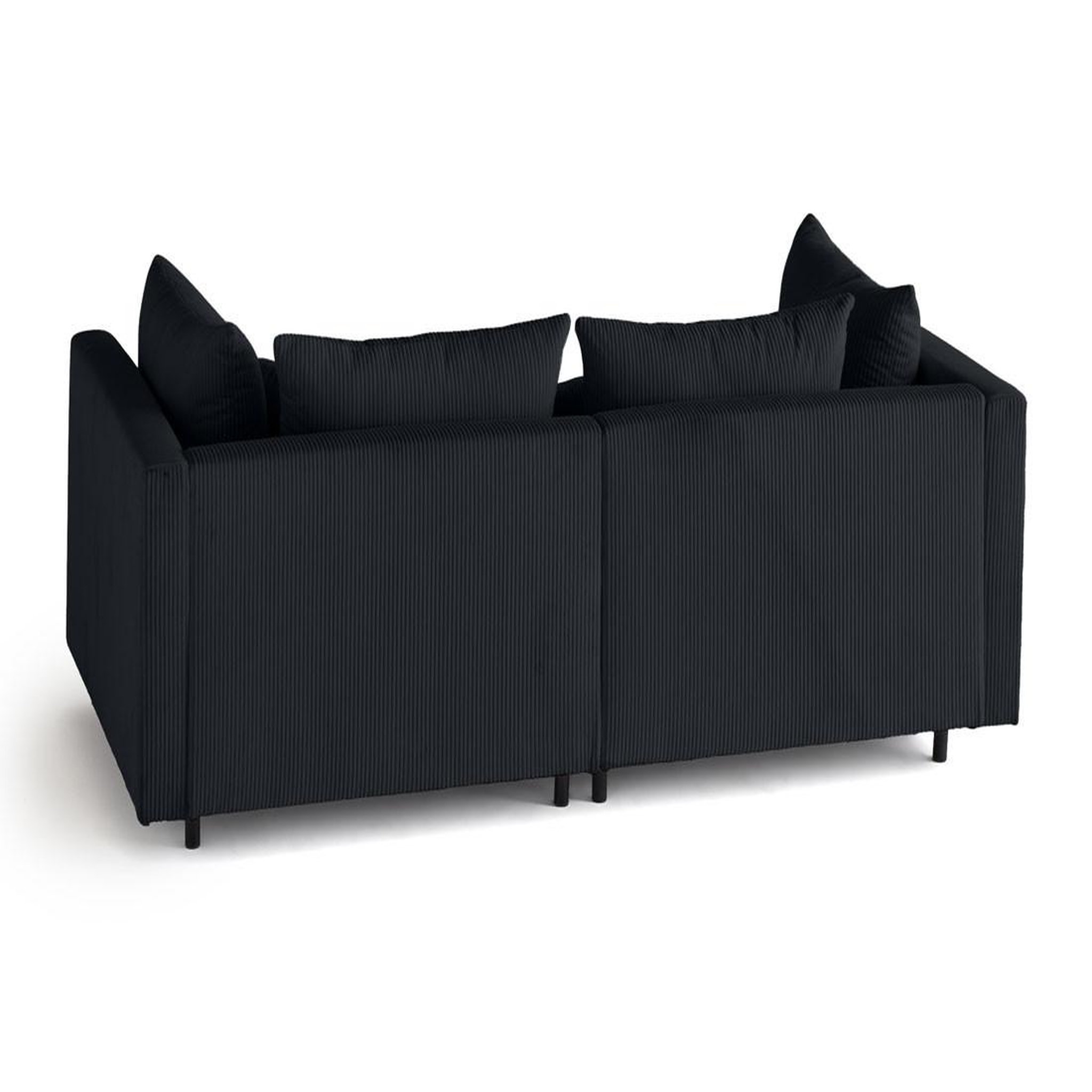 Voir la diapositive 4 : LISA DESIGN Edinburg - canapé modulable 2 places - en velours côtelé