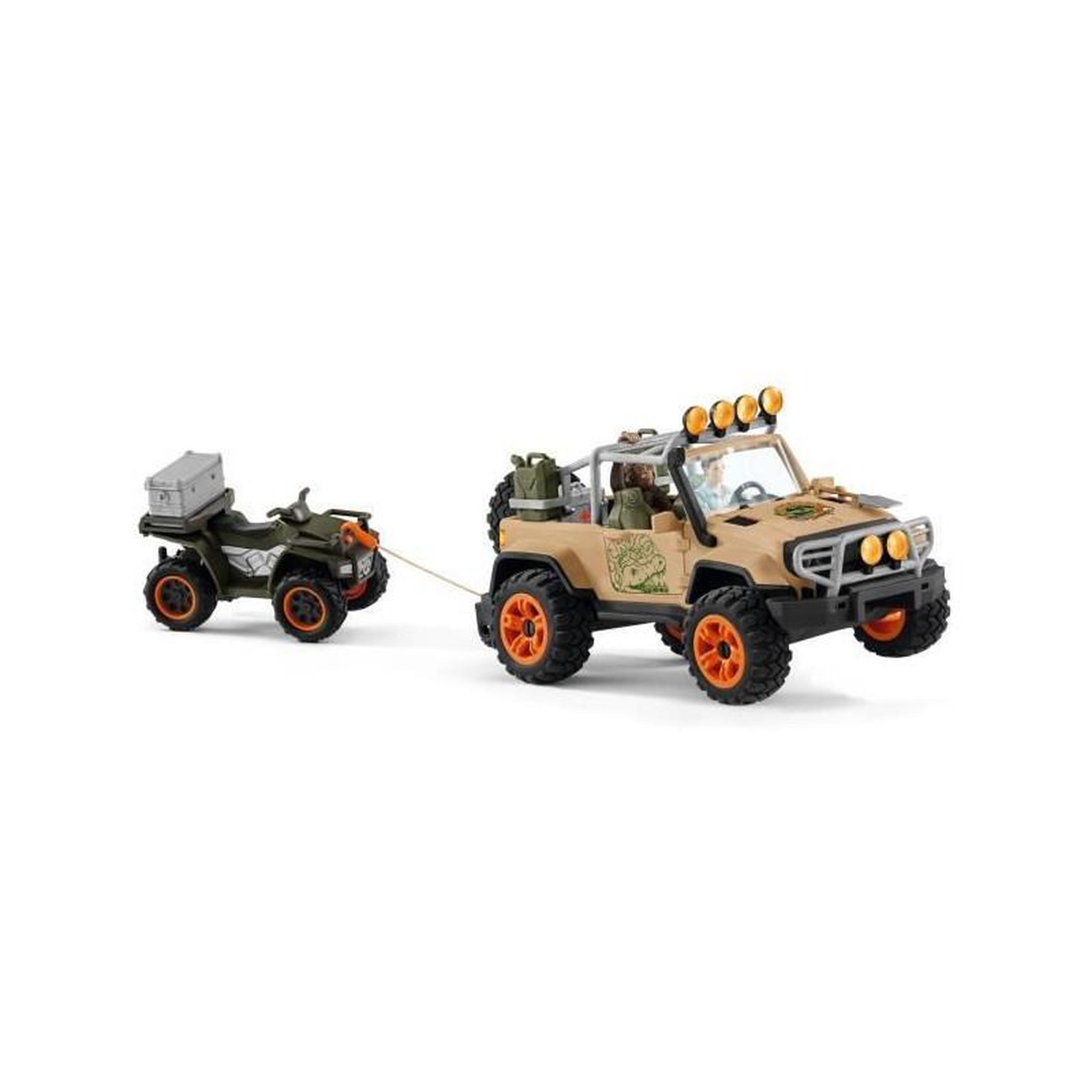 Voir la diapositive 2 : Schleich Schleich - Véhicule tout-terrain avec treuil - 42410