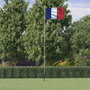 Voir la diapositive 1 : VIDAXL Drapeau de la France et mat 6,23 m Aluminium