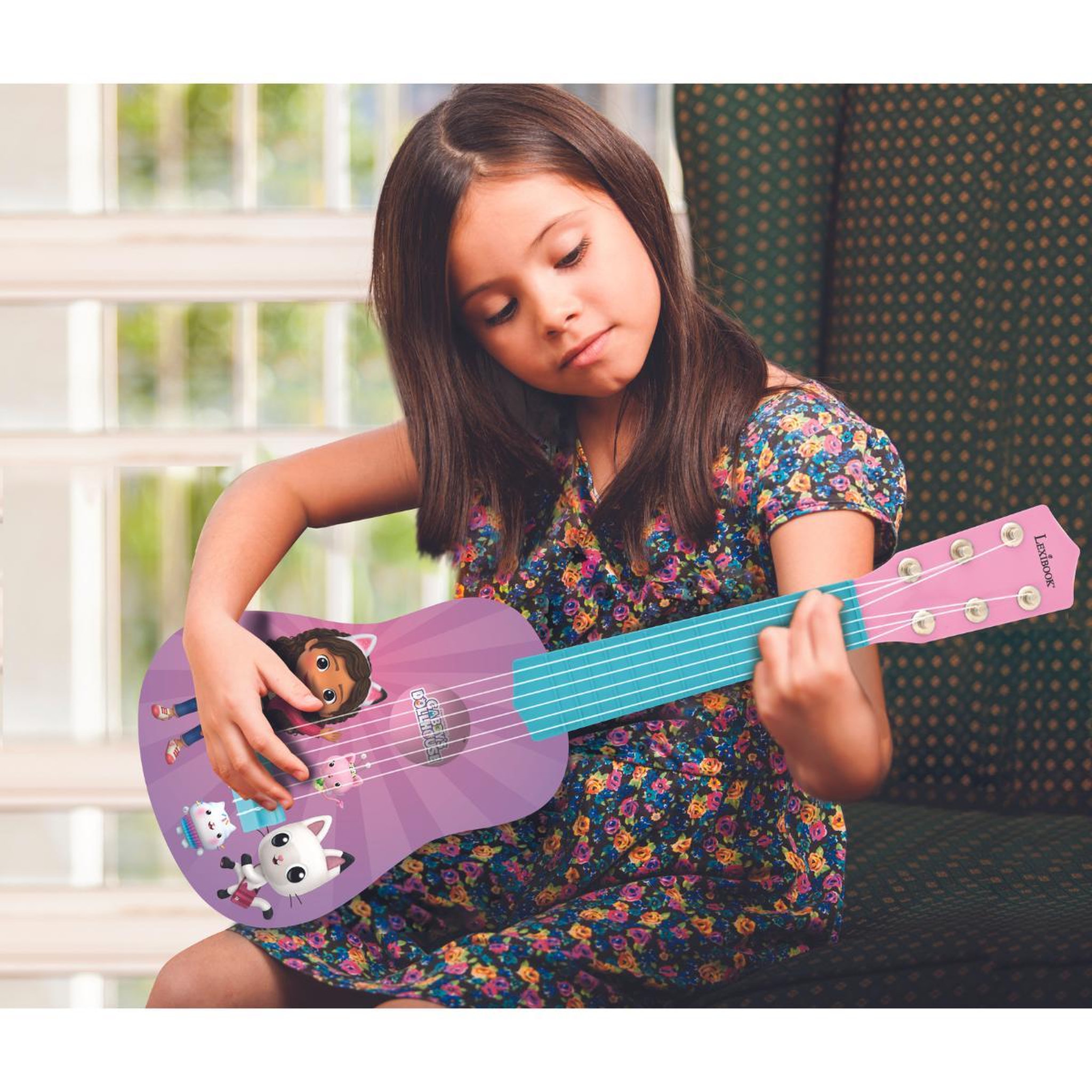 Voir la diapositive 5 : Lexibook Ma Première Guitare Gabby et la maison magique