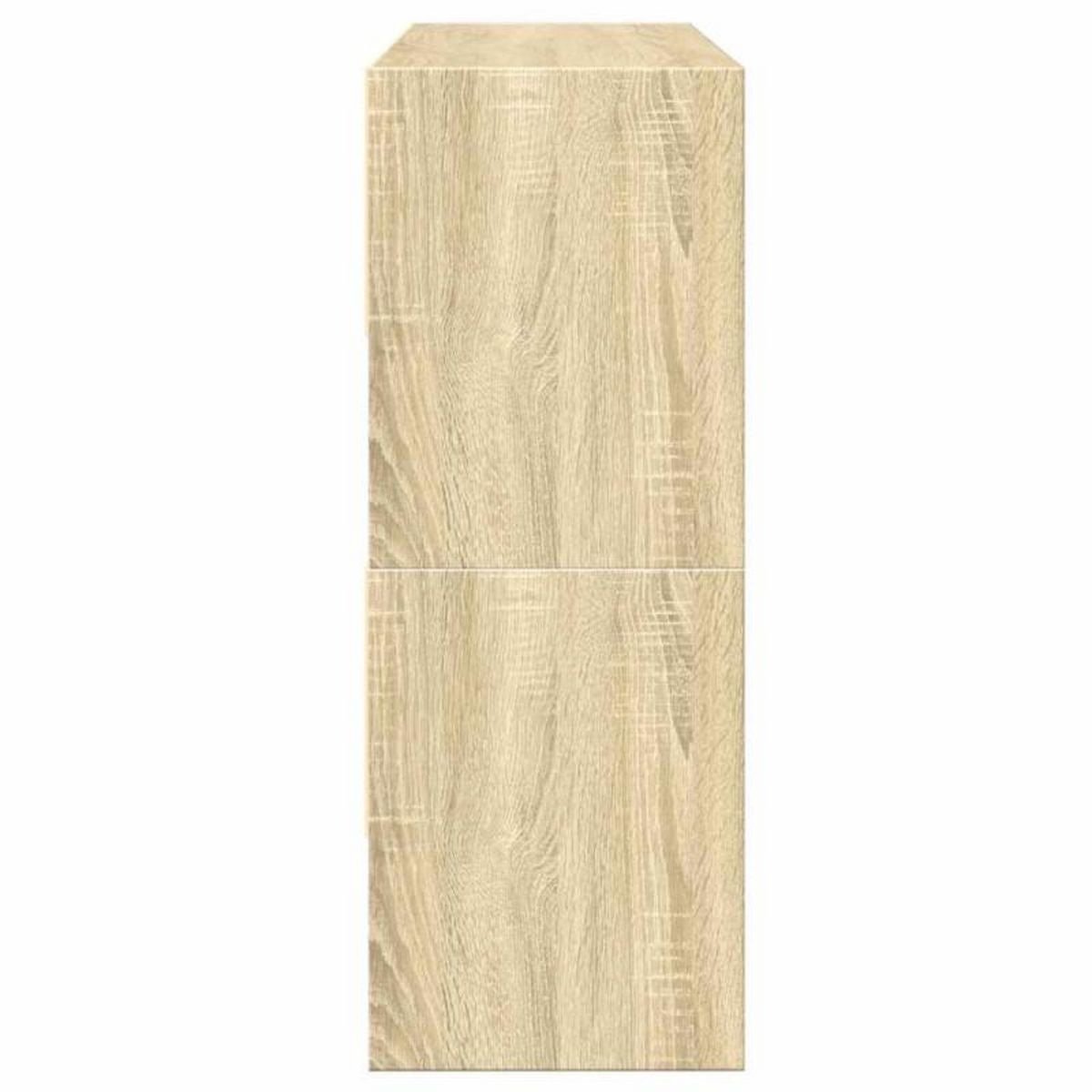 VIDAXL Étagères à chaussures 2 pcs empilable chêne sonoma 89,5x30x40cm