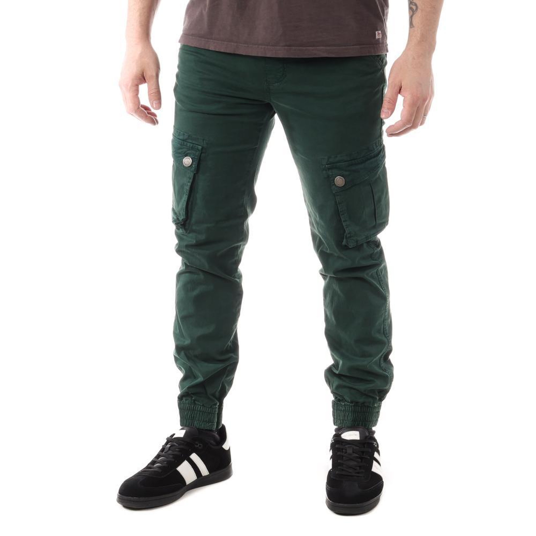 Voir la diapositive 1 : PANAME BROTHERS Pantalon Vert Foncé Homme Paname Brothers JORDAN