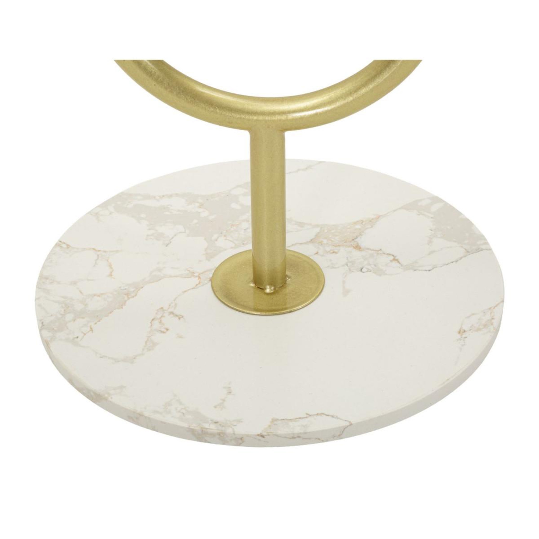 Voir la diapositive 5 : Paris Prix Porte-manteau en métal  shelf  176cm or & blanc