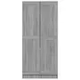 VIDAXL Garde-robe Sonoma gris 82,5x51,5x180 cm Bois d'ingenierie