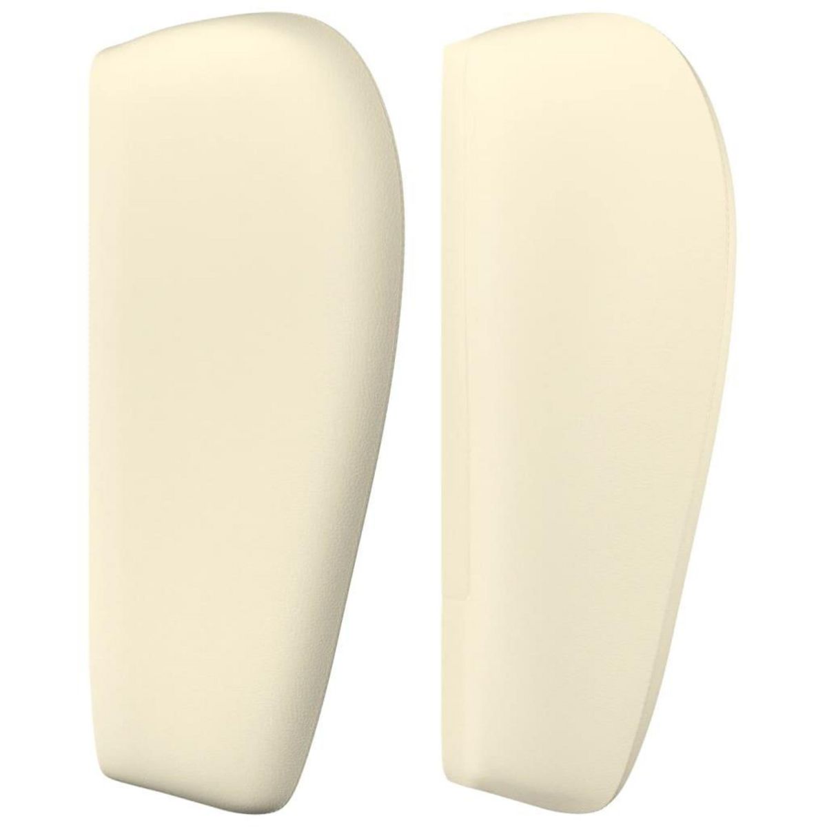 VIDAXL Tete de lit avec oreilles Creme 83x23x78/88 cm Similicuir