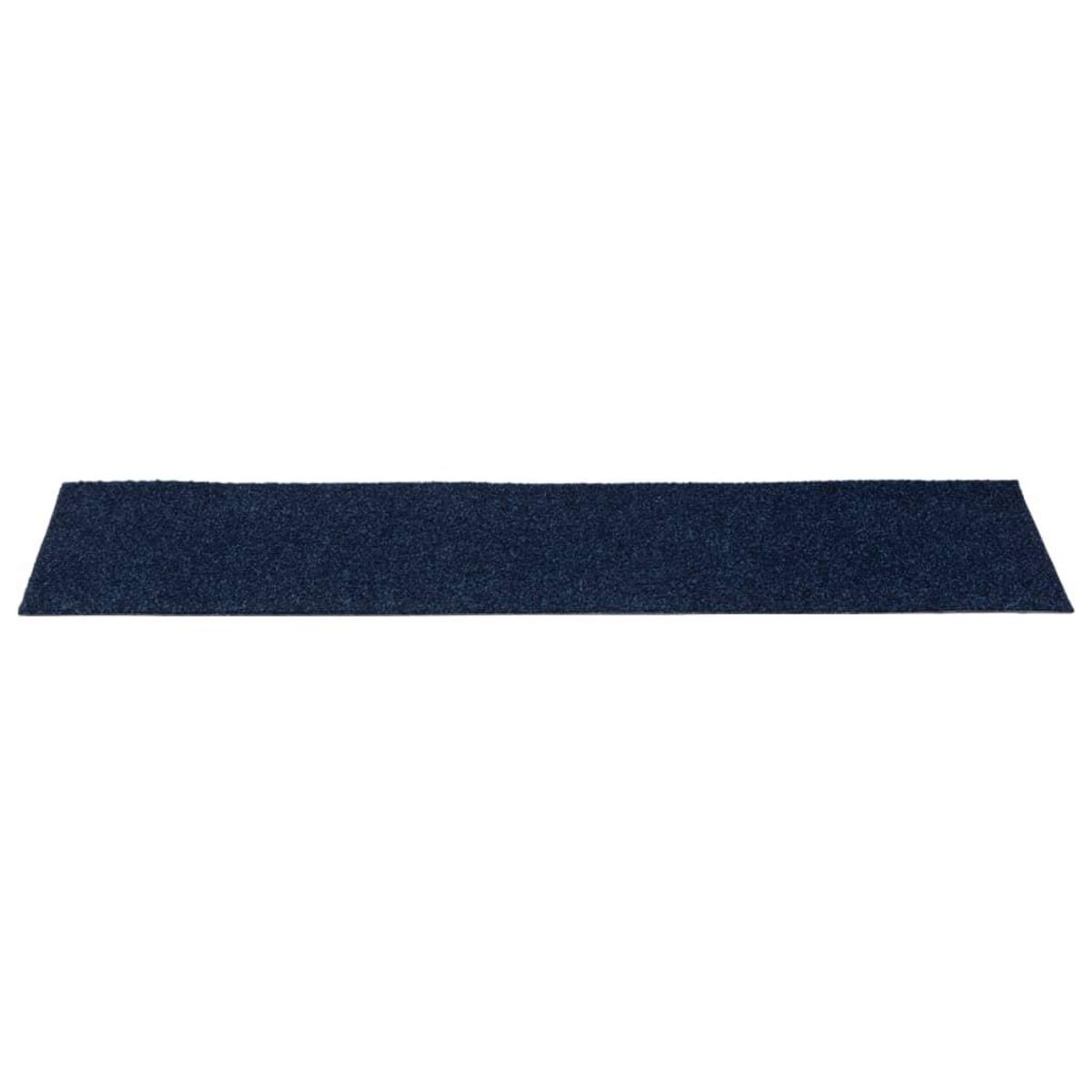 VIDAXL Tapis d'escalier autocollants Rectangulaire 15 pcs 76x20cm Bleu