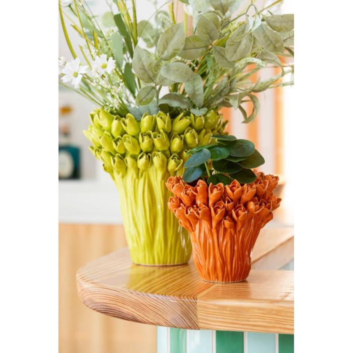 Paris Prix Vase Déco en Grès  Ambrosia  19cm Orange