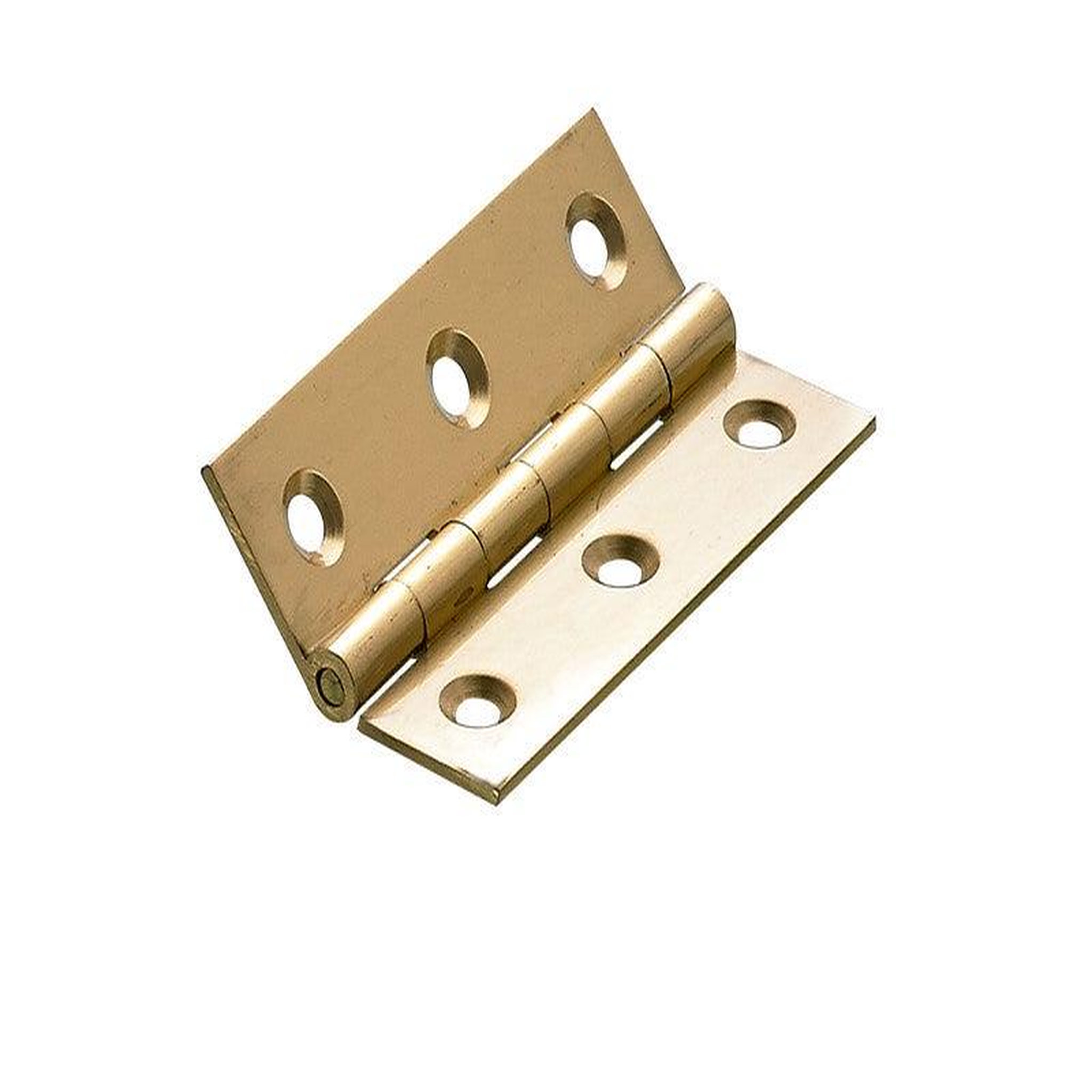 CENTRALE BRICO Lot De 2 Paumelles Laiton Pour Meuble Hettich, L.64 X L.40 Mm