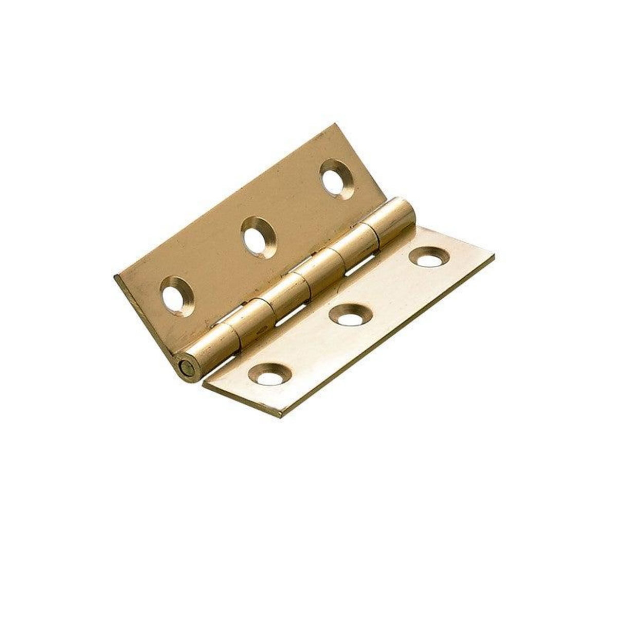 CENTRALE BRICO Lot De 2 Paumelles Laiton Pour Meuble Hettich, L.64 X L.40 Mm