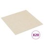 Voir la diapositive 2 : VIDAXL Dalles de plancher autoadhesives 20 pcs PVC 1,86 m² beige