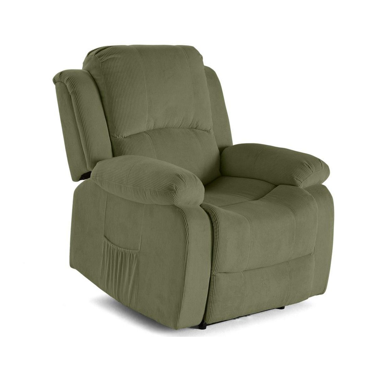 BEST MOBILIER Armand - fauteuil relax électrique en velours côtelé