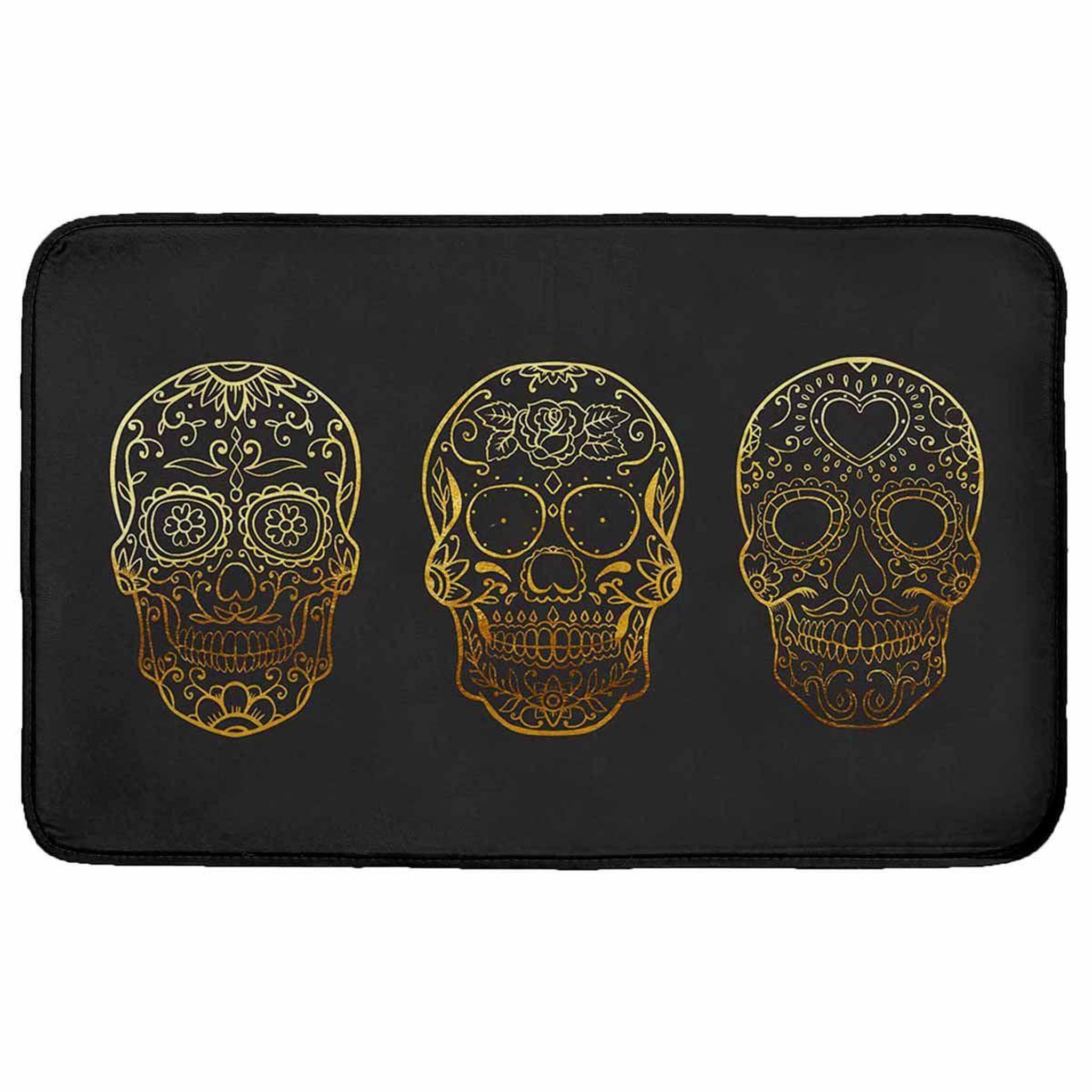 Douceur d'Intérieur Tapis déco en velours  cadallera  50x80cm gris
