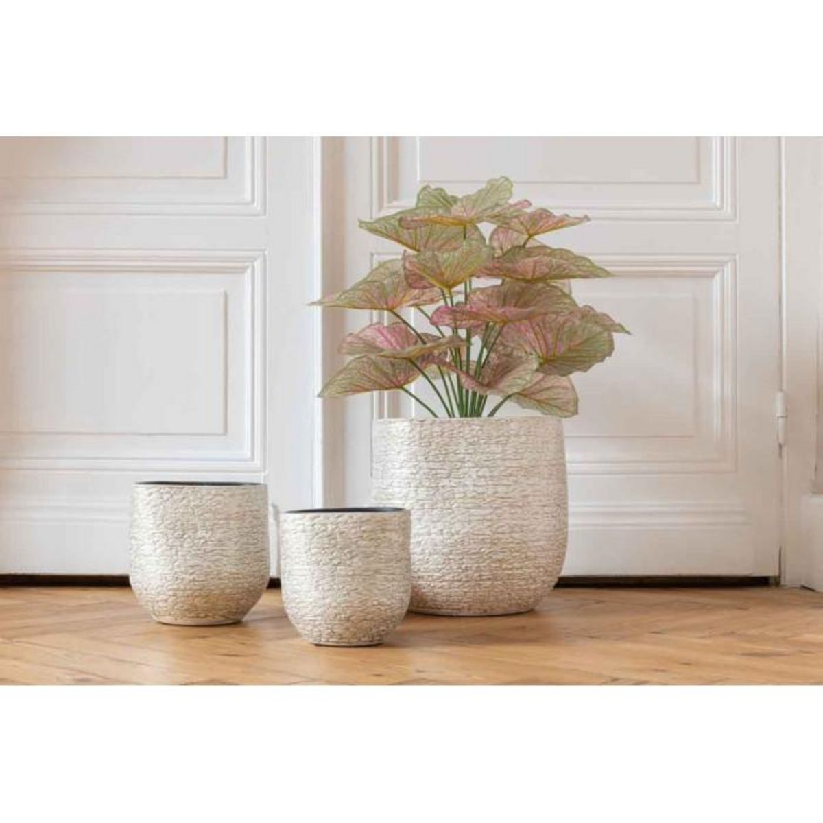 Paris Prix Cache-Pot en Céramique  Audrey  27cm Champagne