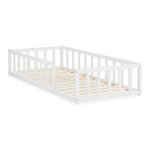 HomeStyle4U Lit de sol pour tout-petits 90x200 cm