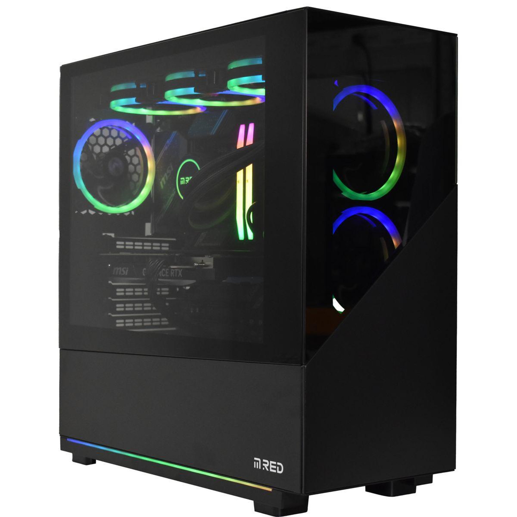 Voir la diapositive 1 : MRED PC Gamer GeForce RTX4070 Super I5 32Go 1To