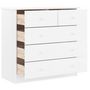 Voir la diapositive 3 : VIDAXL Commode ALTA blanc 77x35x73 cm bois massif de pin