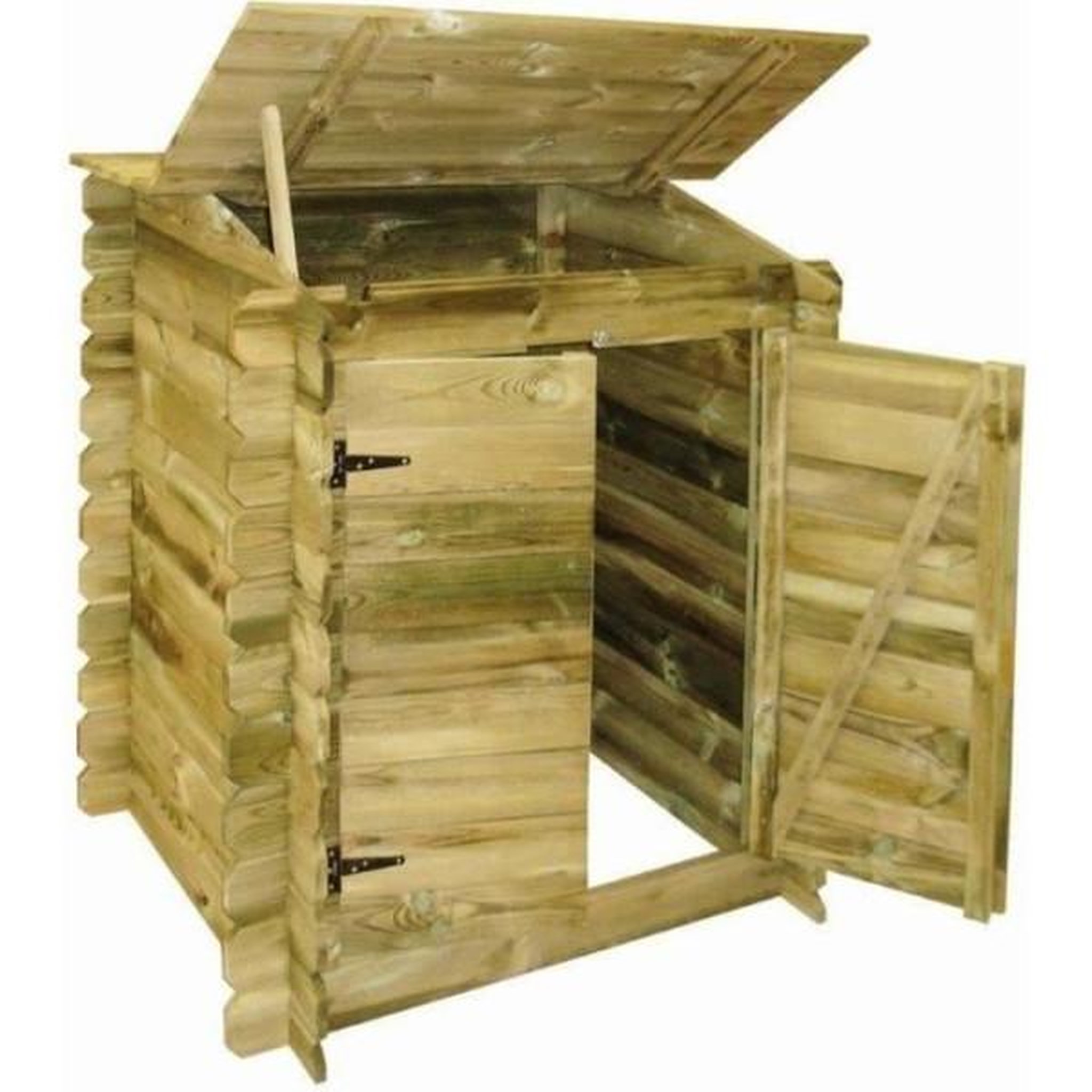 Ubbink Coffre de rangement pour filtration UBBINK Classic en bois traité autoclave