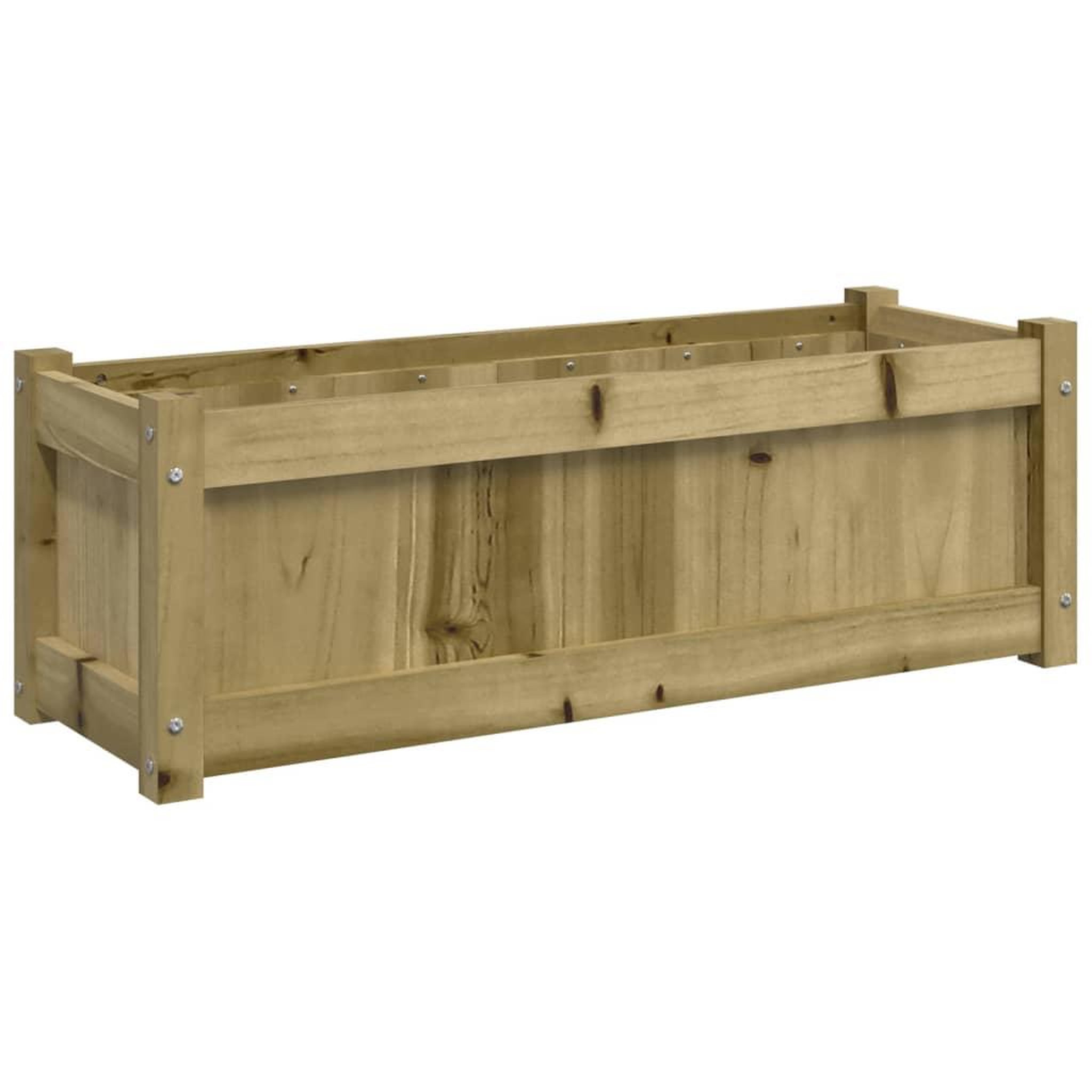 Voir la diapositive 5 : VIDAXL Jardinieres 2 pcs bois de pin impregne
