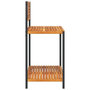 Voir la diapositive 5 : VIDAXL Table de travail de jardin bois d'acacia solide et acier