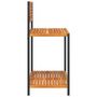 Voir la diapositive 5 : VIDAXL Table de travail de jardin bois d'acacia solide et acier