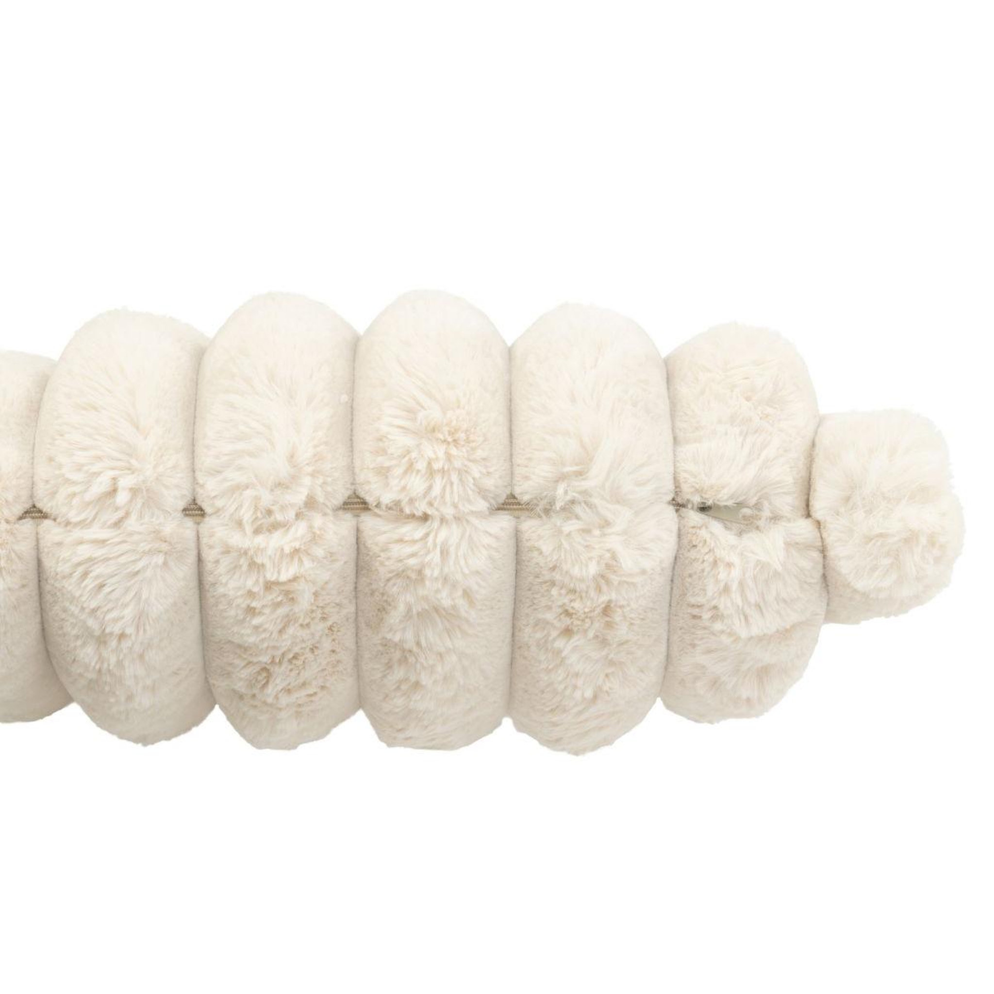 Voir la diapositive 2 : J-LINE Coussin déco  corduroy  45x45cm beige