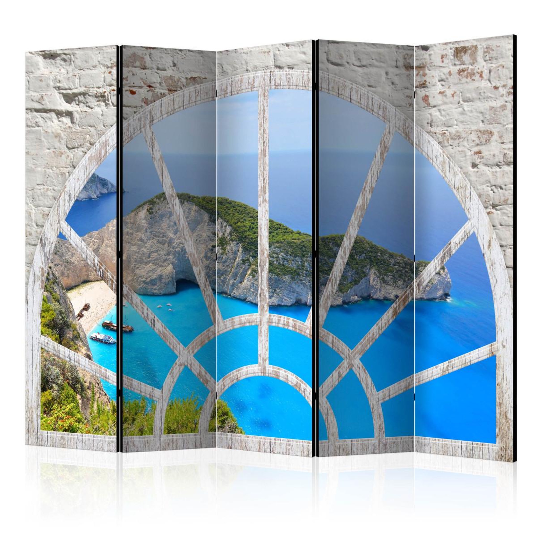 Paris Prix Paravent 5 volets  look at the island of dreams  172x225cm