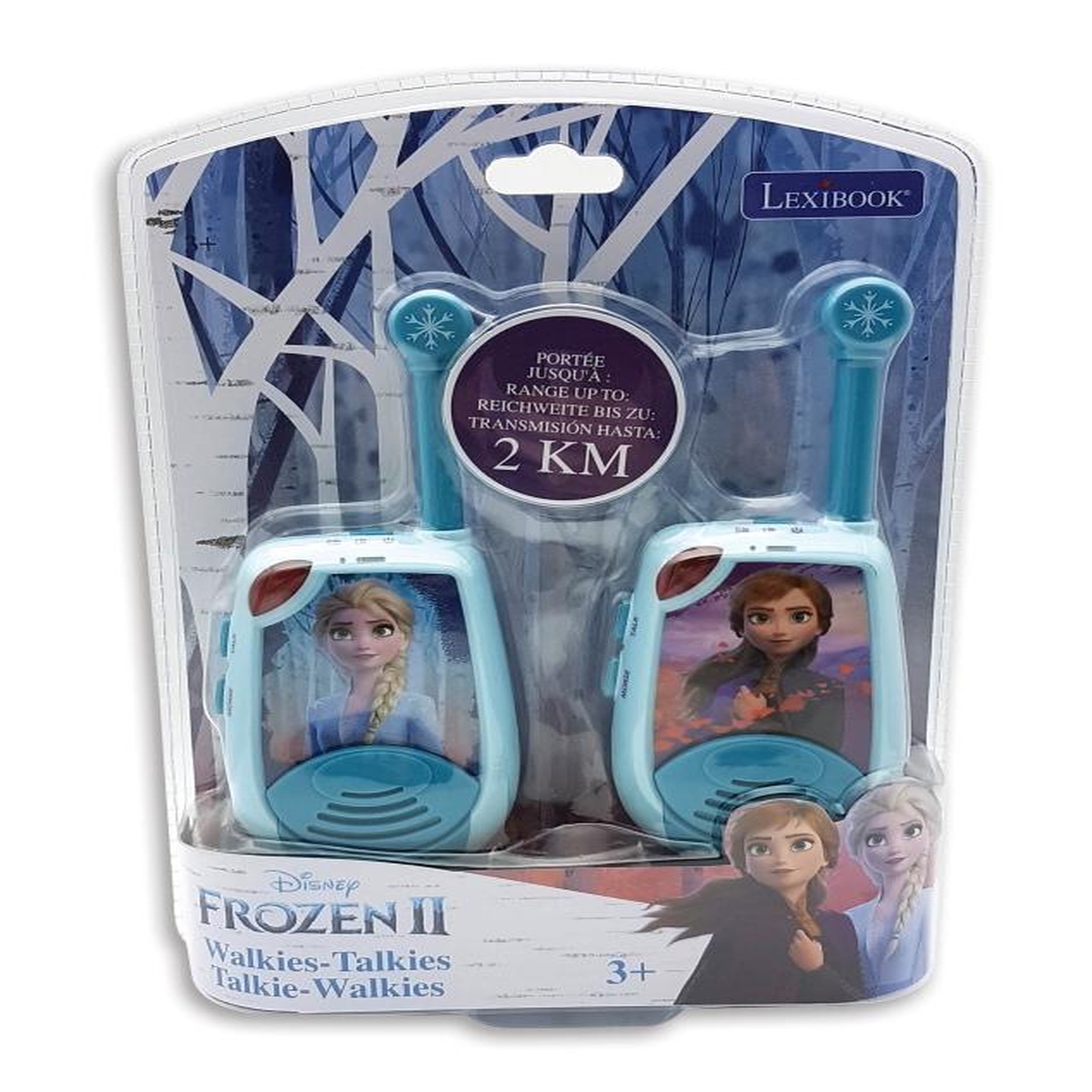 Voir la diapositive 4 : Lexibook Talkie-Walkies Reine des Neiges portée 2km fonction morse