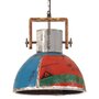 Voir la diapositive 2 : VIDAXL Lampe suspendue industrielle 25 W Multicolore Ronde 40 cm E27