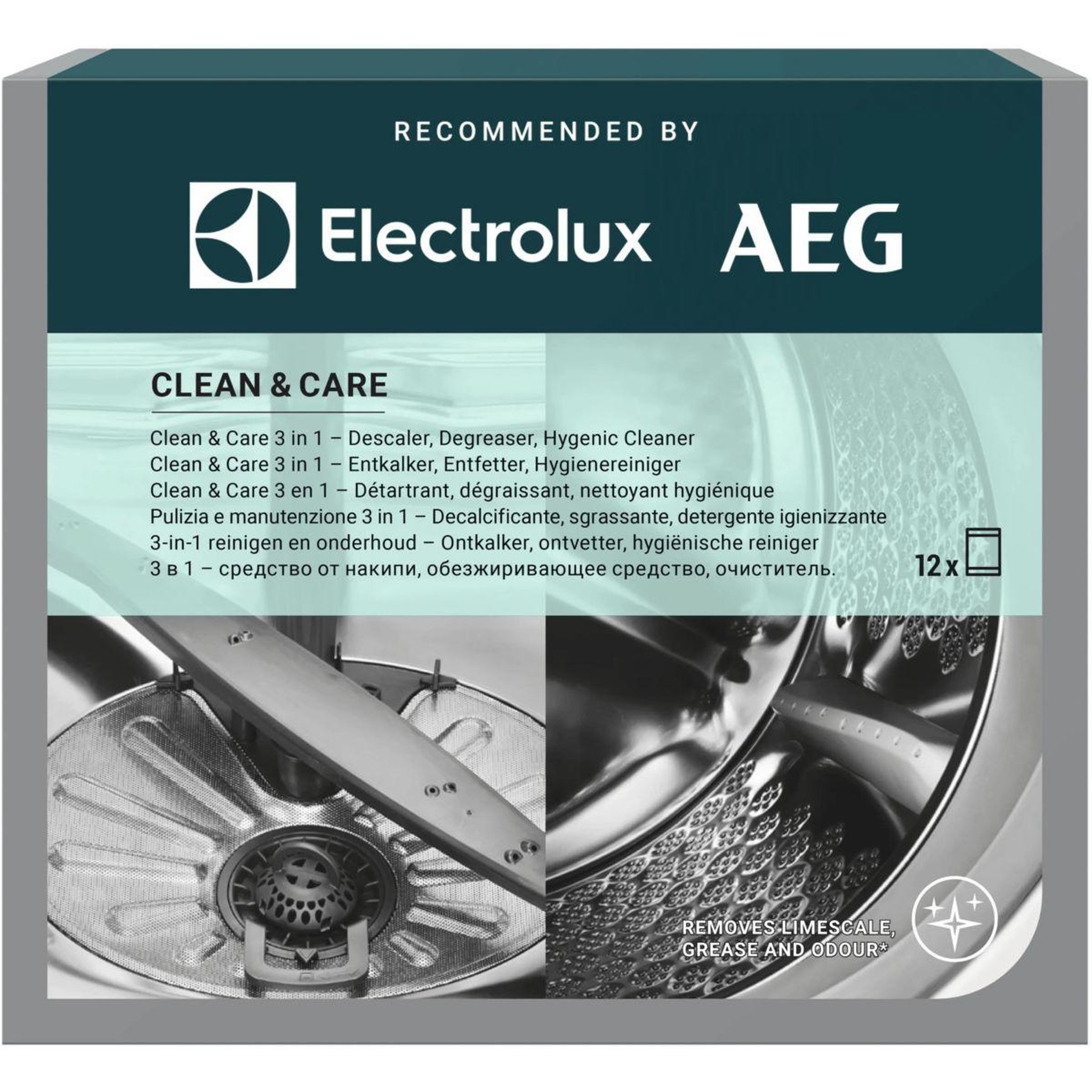 ELECTROLUX Nettoyant dégraissant détartrant 3en1 ll et lv x12