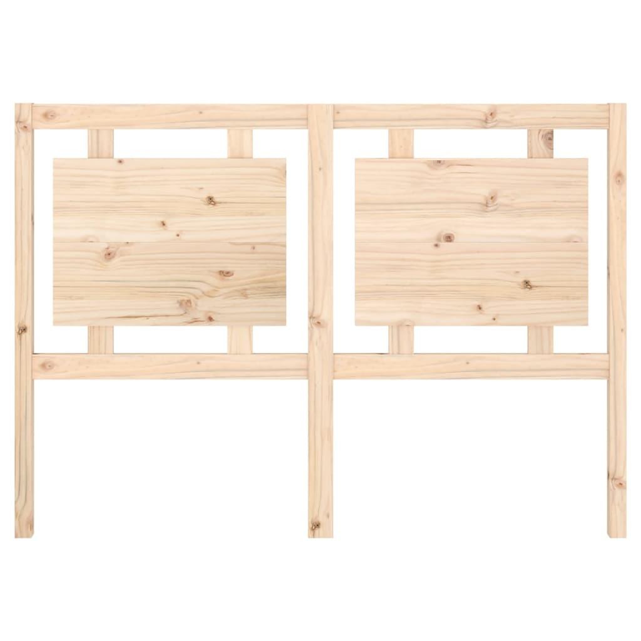 Voir la diapositive 4 : VIDAXL Tete de lit 140,5x4x100 cm Bois massif de pin