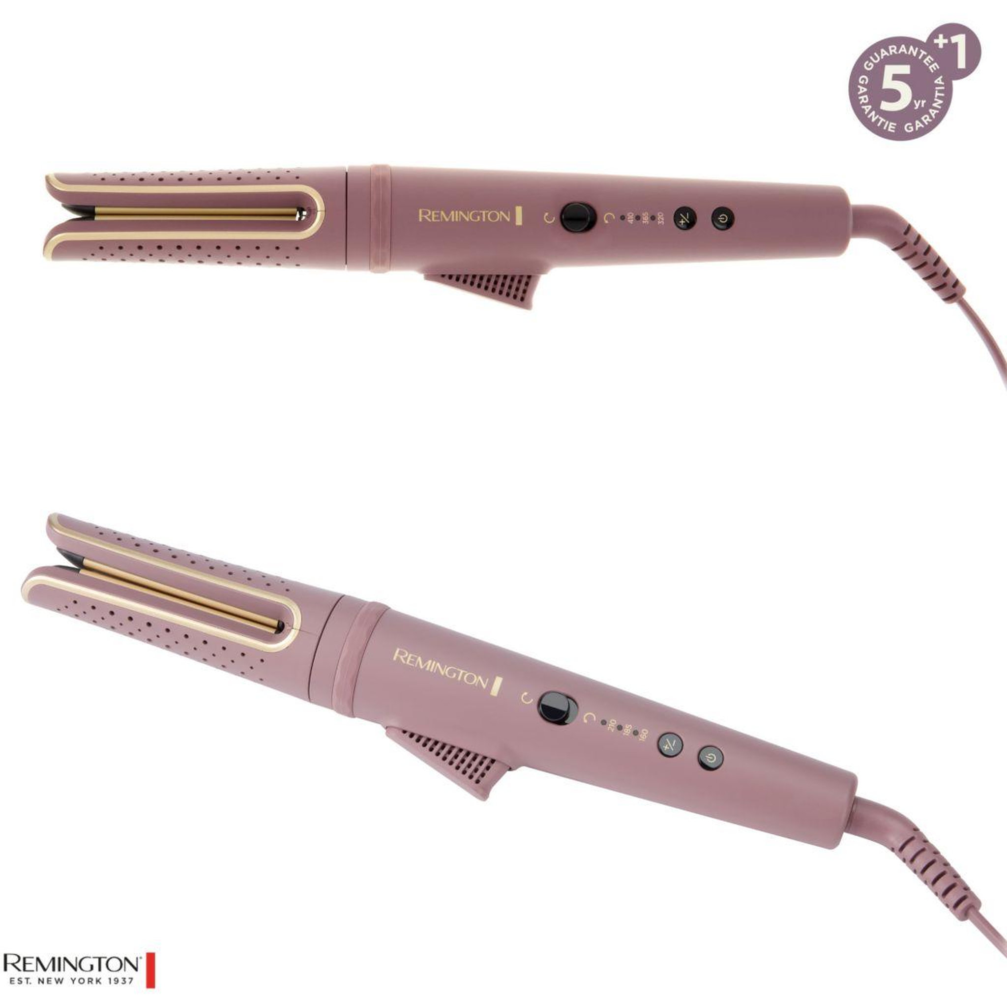 Voir la diapositive 2 : REMINGTON Fer à boucler rotatif airvive