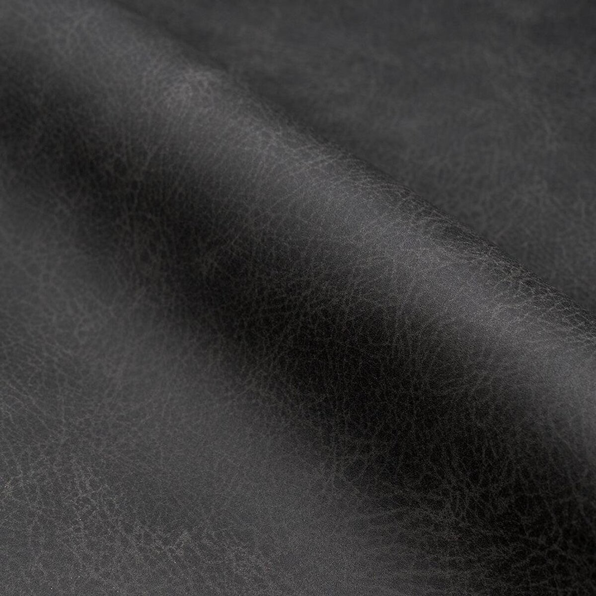 Rendez vous déco Lot de 2 chaises en cuir synthétique gris / noir - Texas