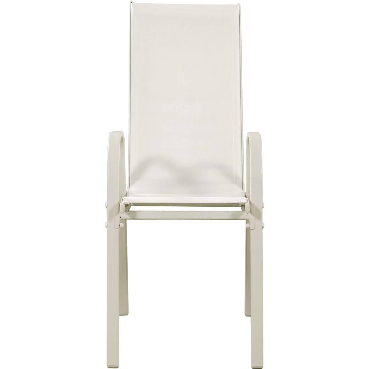 Habitat et Jardin Salon de jardin en textilène  Cordoba XL 180 - Phoenix - Ecru