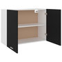 Voir la diapositive 5 : VIDAXL Armoire suspendue Noir 80x31x60 cm Bois d'ingenierie