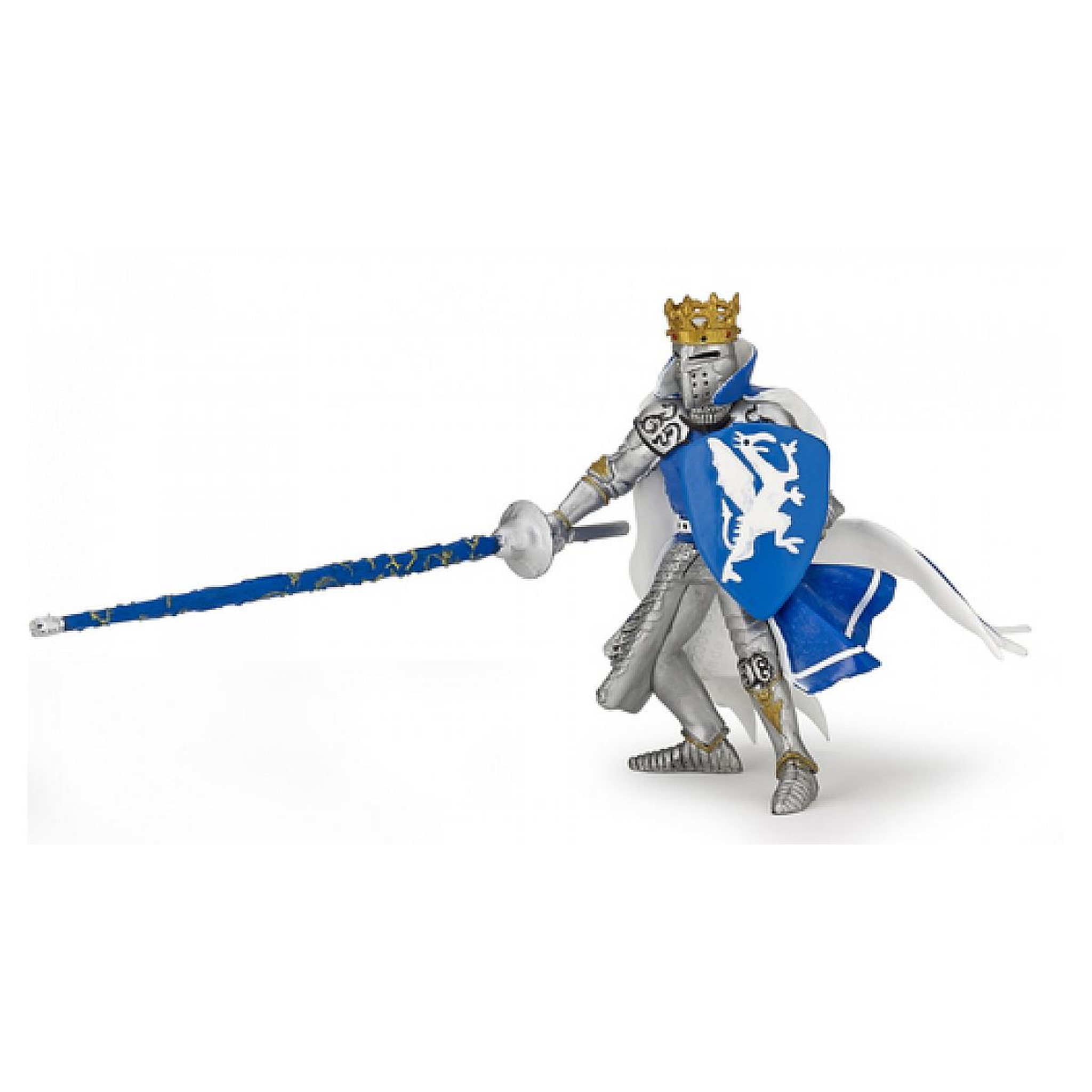 Papo 39387 Le Roi au dragon bleu