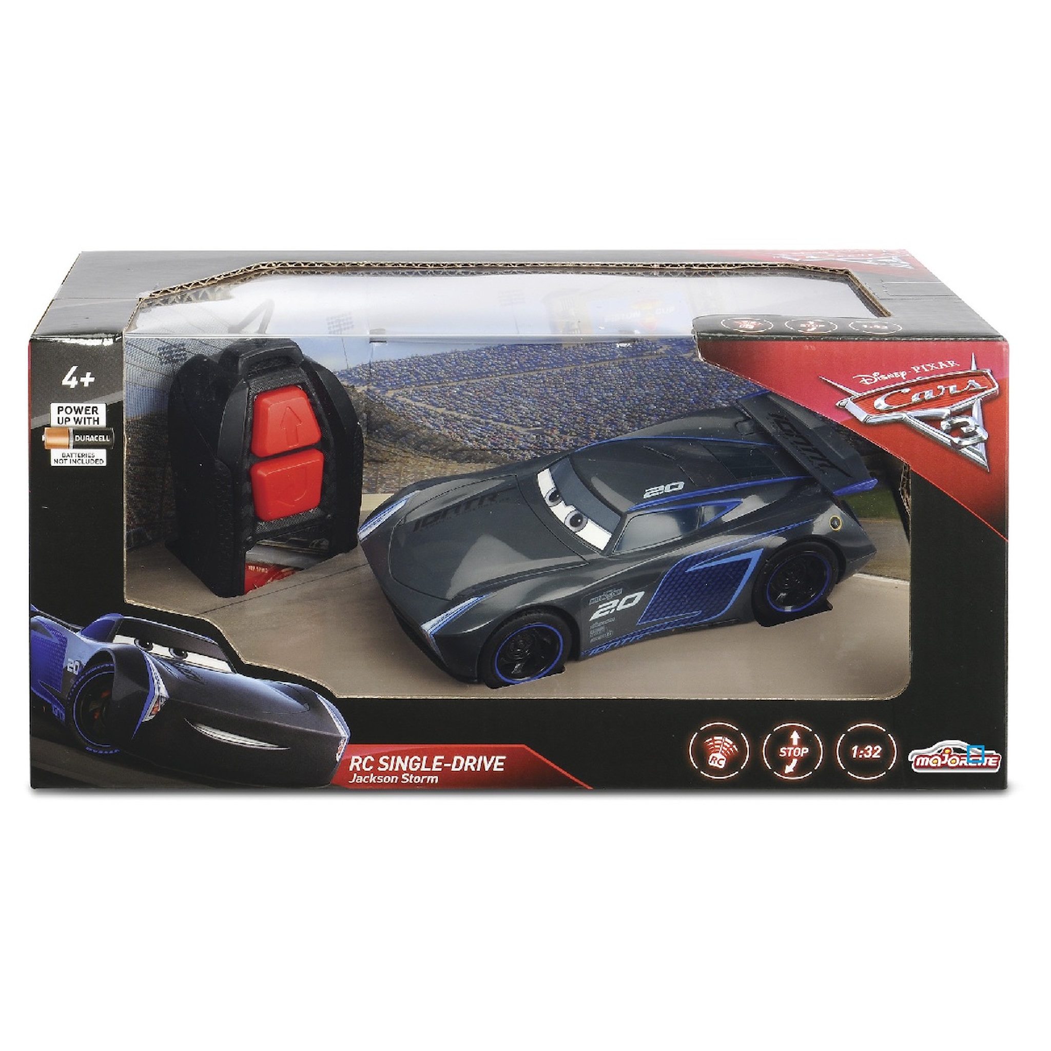 Voir la diapositive 2 : MAJORETTE Voiture Radiocommandée 1/32 Jackson Storm - Disney Cars 3