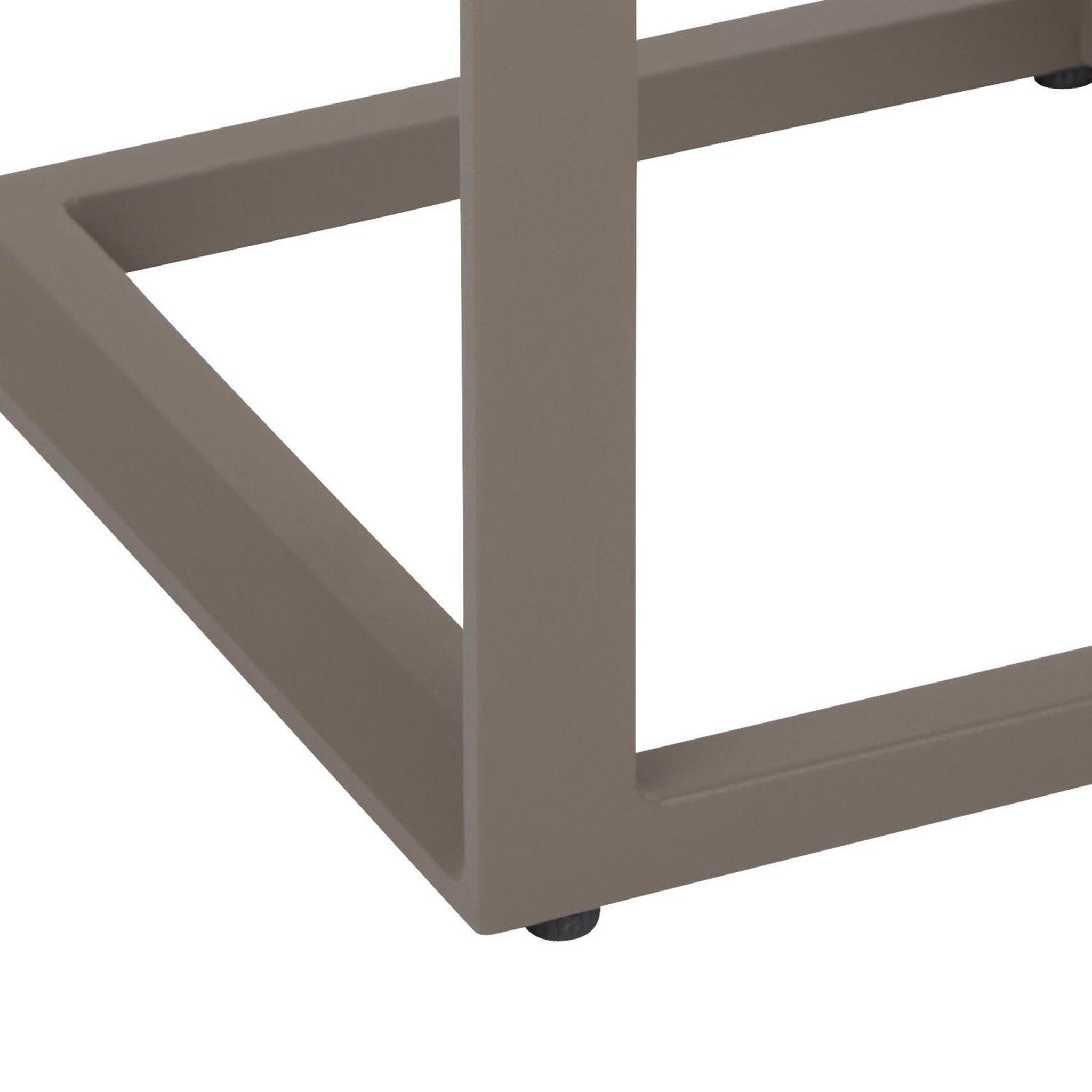 Voir la diapositive 5 : HESPERIDE Table d'appoint de jardin carrée evasion