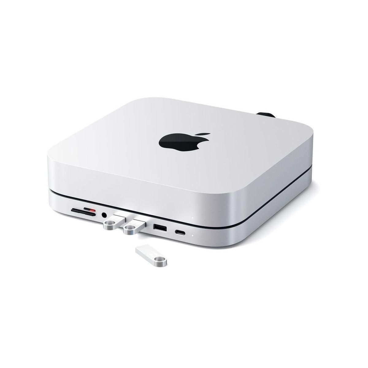 SATECHI Station d'accueil USB-C pour Mac mini silver