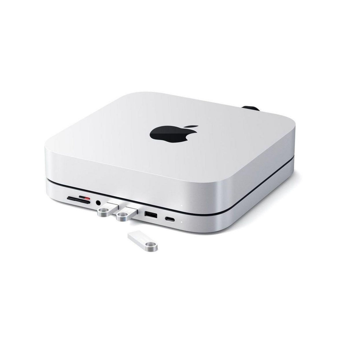 SATECHI Station d'accueil USB-C pour Mac mini silver