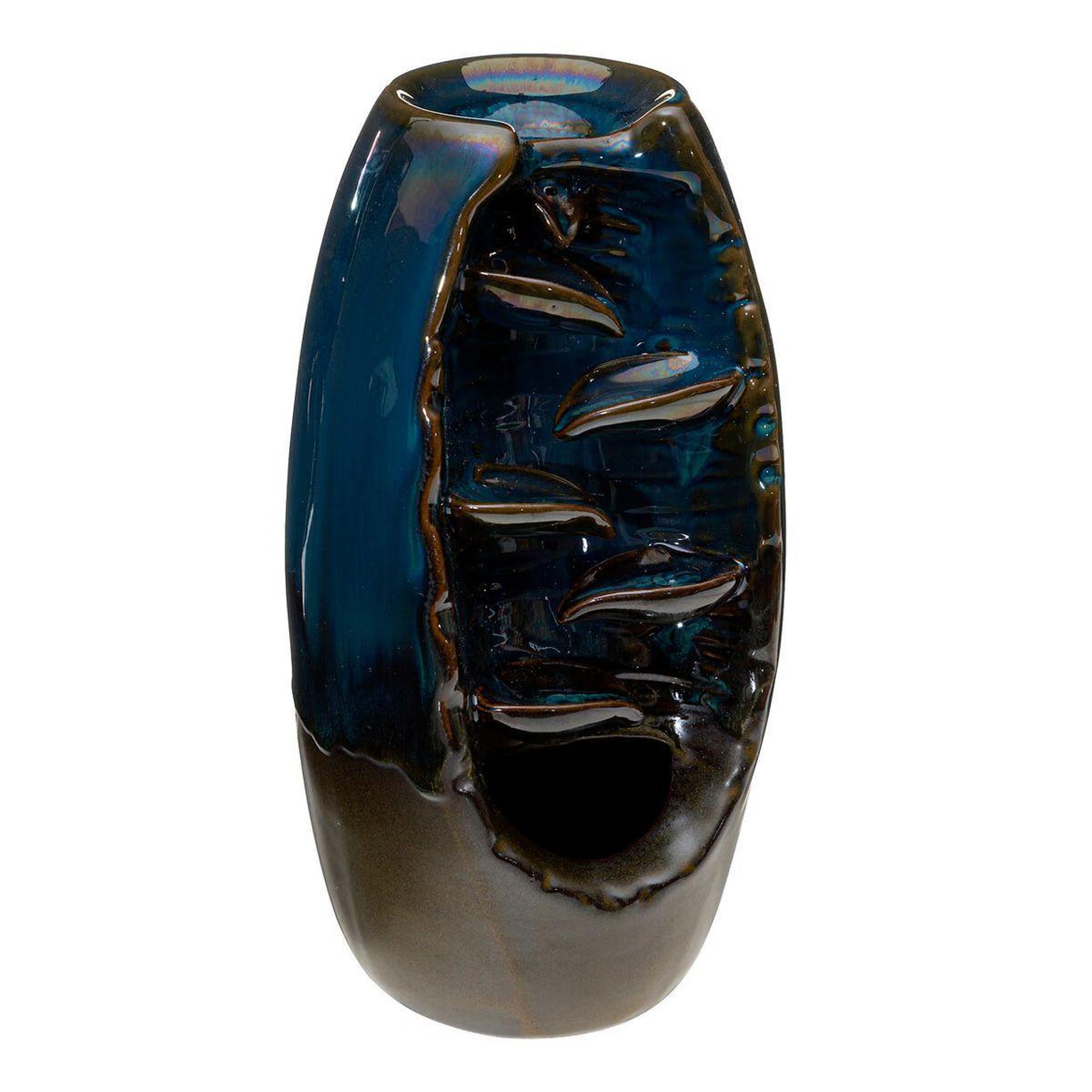 ATMOSPHERA Fontaine à cônes d'encens  taly  20cm bleu