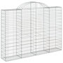 Voir la diapositive 3 : VIDAXL Paniers a gabions arques 6 pcs 200x30x140/160 cm Fer galvanise
