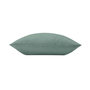 Voir la diapositive 2 : Paris Prix Coussin Effet Lin Tissé  Nando  60x60cm Vert Cèdre