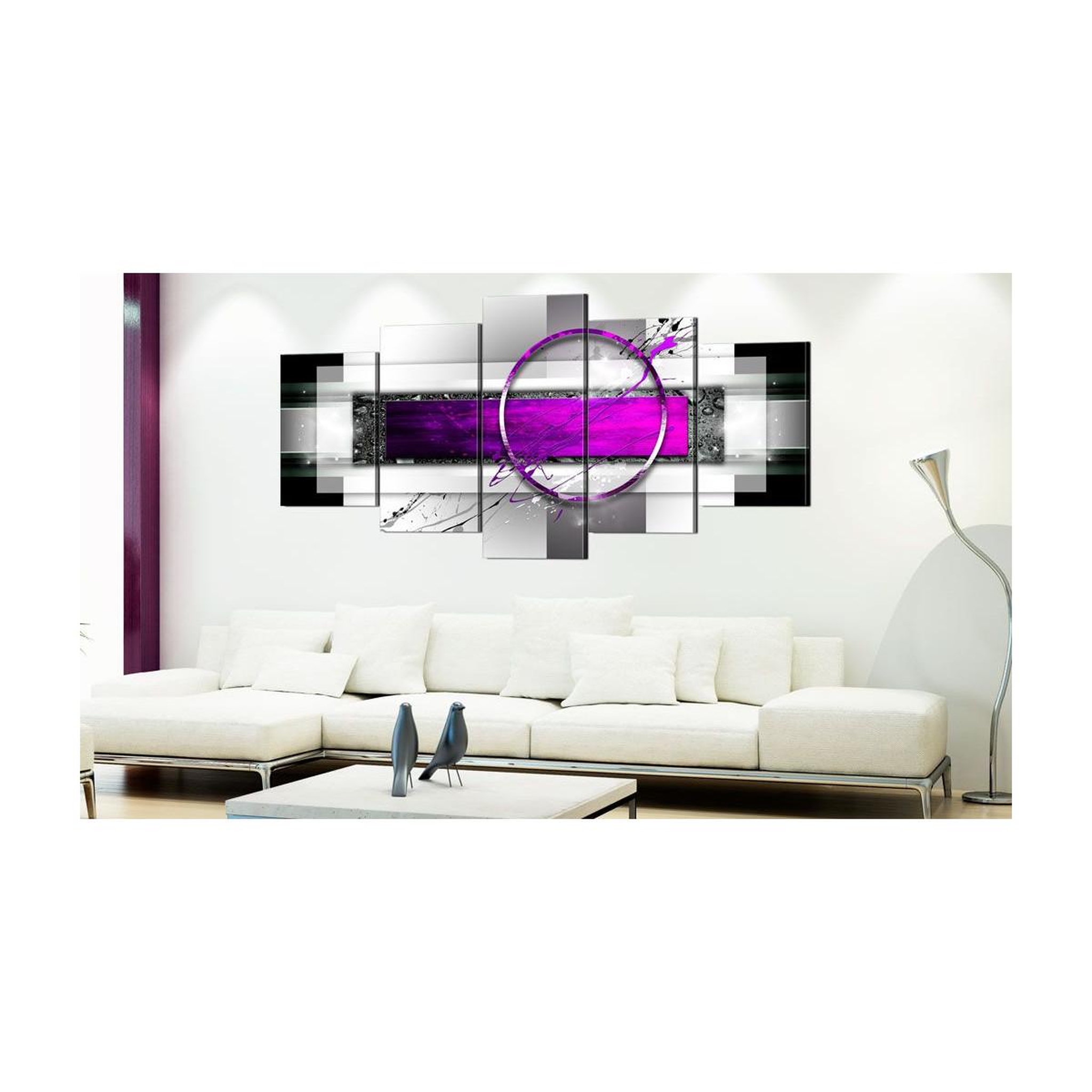 Voir la diapositive 2 : Paris Prix Tableau imprimé  purple rim